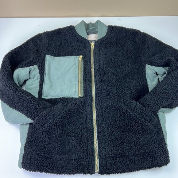 NWOT  Free People WeThe Free Rivington Sherpa Teddy Jacket size Small - Picture 2 of 12
